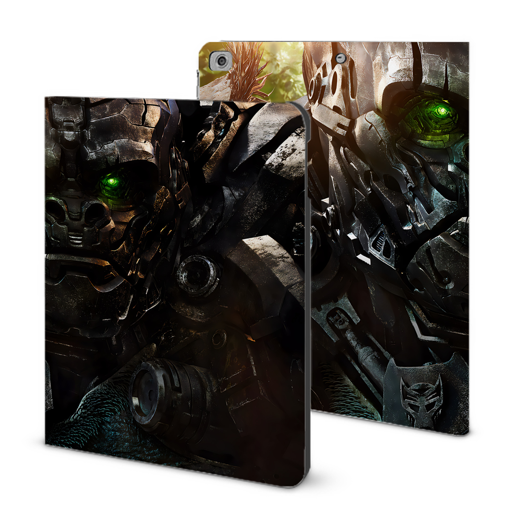 （画像用） Transformers トランスフォーマー IPad ケース ブック型 PUレザー TPU 耐衝撃 軽量 薄型 ペン収納なし 全面保護 IPad 各モデル対応